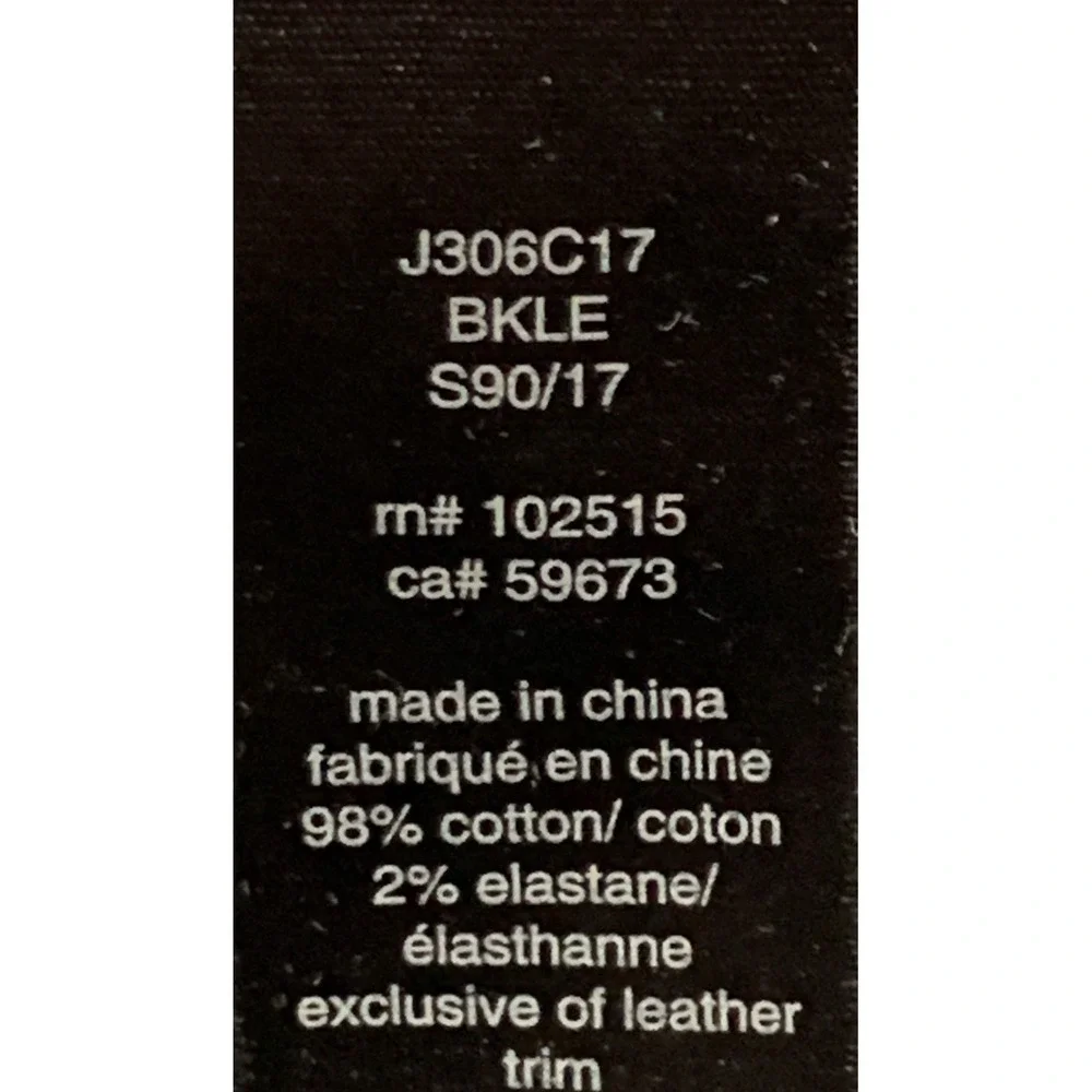 John Varvatos Jeans Mens Size 36 Bowery Slim Straight Dark Wash Cotton Blend